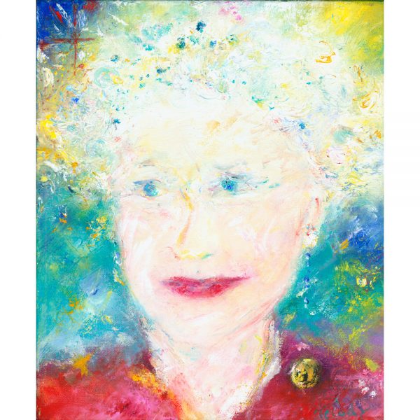 Queen Elizabeth II portrait painting