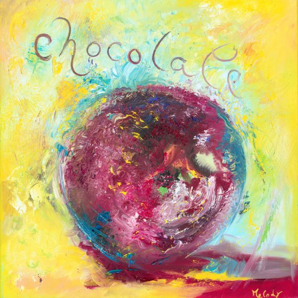 Synaesthesia the colour of Chocolate abstract art