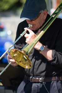 Porlock Country Fair Trombone Player